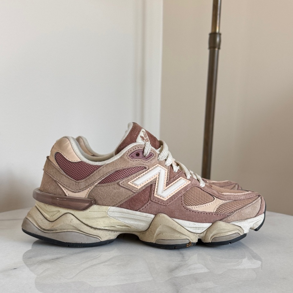 New Balance 9060 Unisex Sneakers Running Shoes Brown Pink U9060EEH